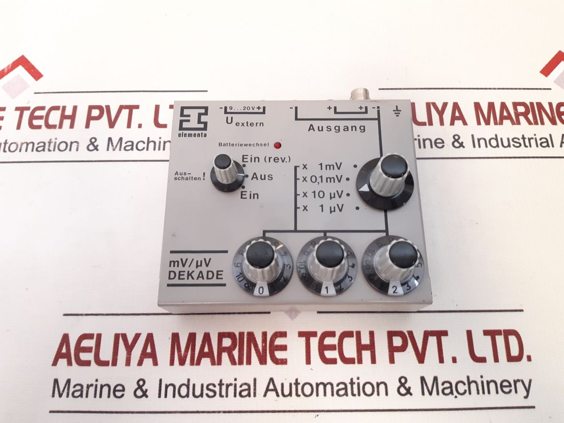 Elementa Mv/µV Dekade