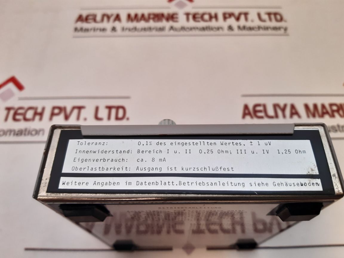 Elementa Mv/µV Dekade