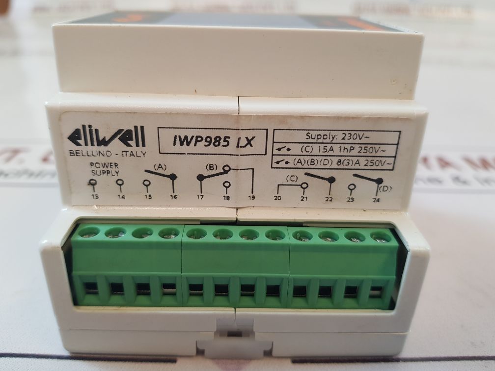 Eliwell Iwp985Lx Temperature Controller Wd34Df1Rcd700