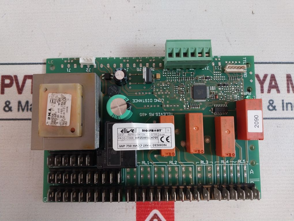 Eliwell Wp25Dm10Ch701 Power Printed Circuit Board