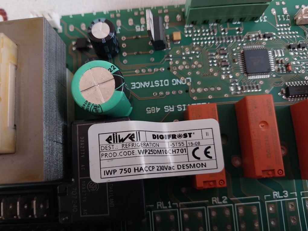 Eliwell Wp25Dm10Ch701 Power Printed Circuit Board