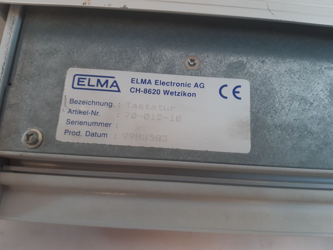 Elma Electronic 70-012-10 Keyboard
