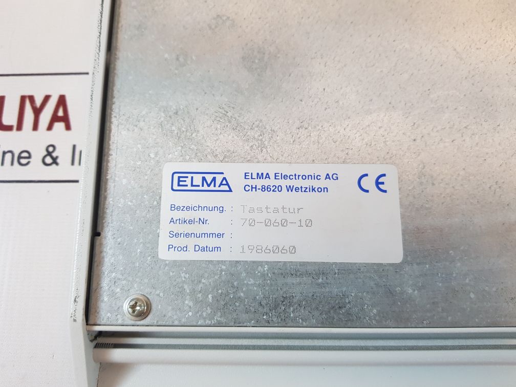 Elma Electronic 70-060-10 Keyboard