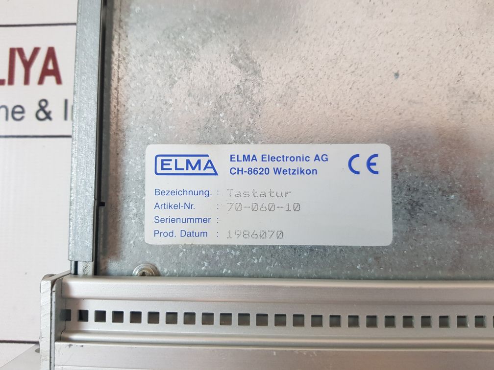 Elma Electronic 70-060-10 Keyboard 