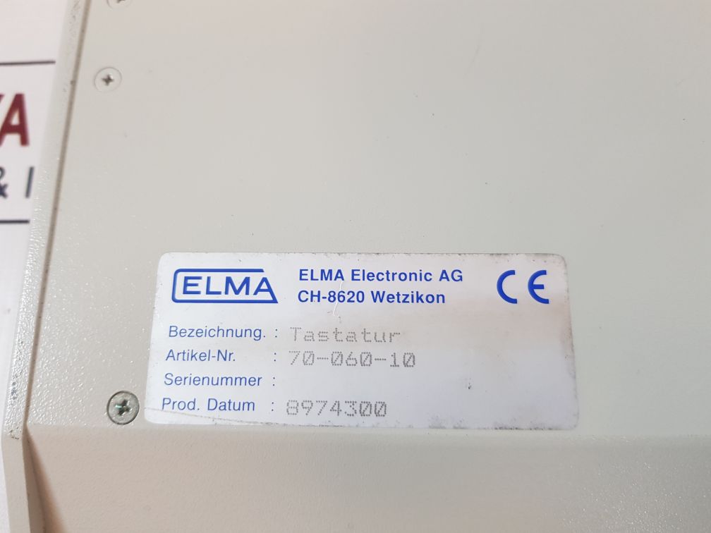 Elma Electronic 70-060-10 Tastatur/ Keyboard
