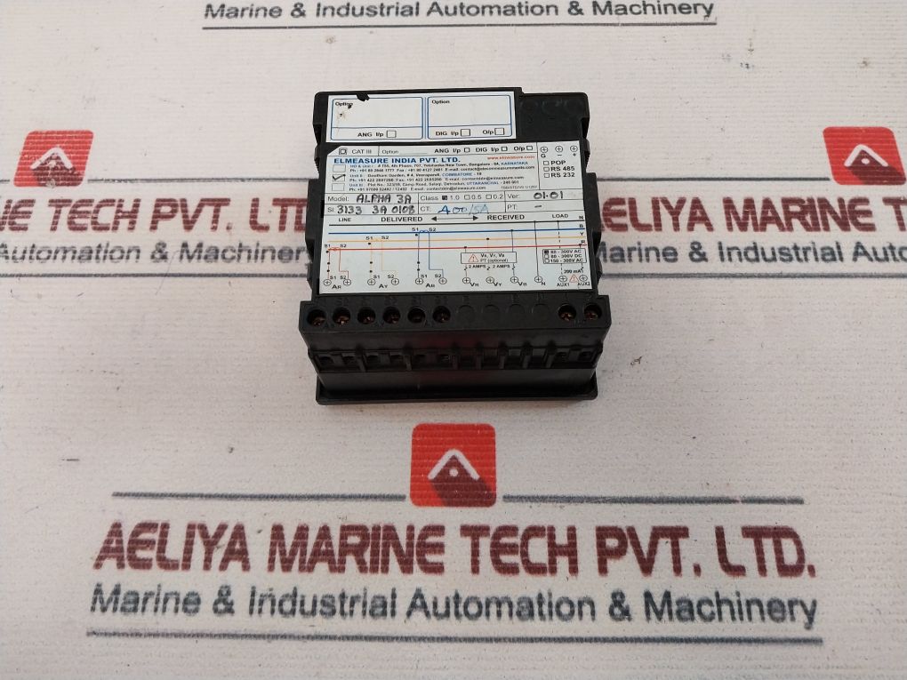 Elmeasure Alpha 3A Phase Ampere Meter