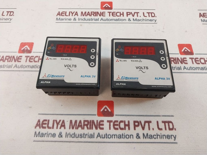 Elmeasure Alpha 3V Volt Meter 80-300V Ac