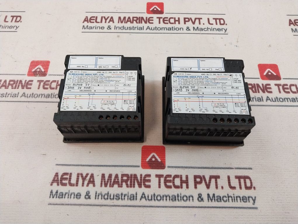 Elmeasure Alpha 3V Volt Meter 80-300V Ac