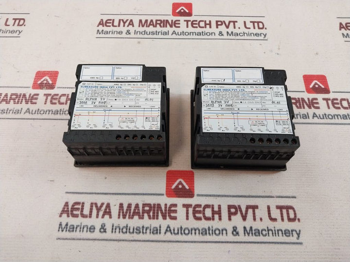 Elmeasure Alpha 3V Volt Meter 80-300V Ac