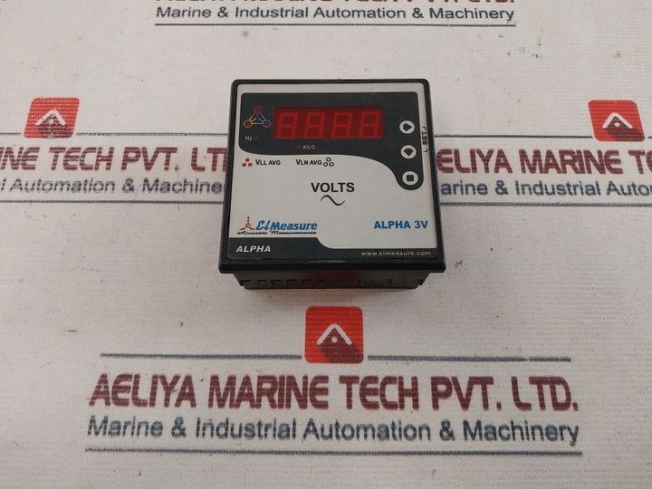 Elmeasure Alpha 3V Volt Meter 80-300V Ac