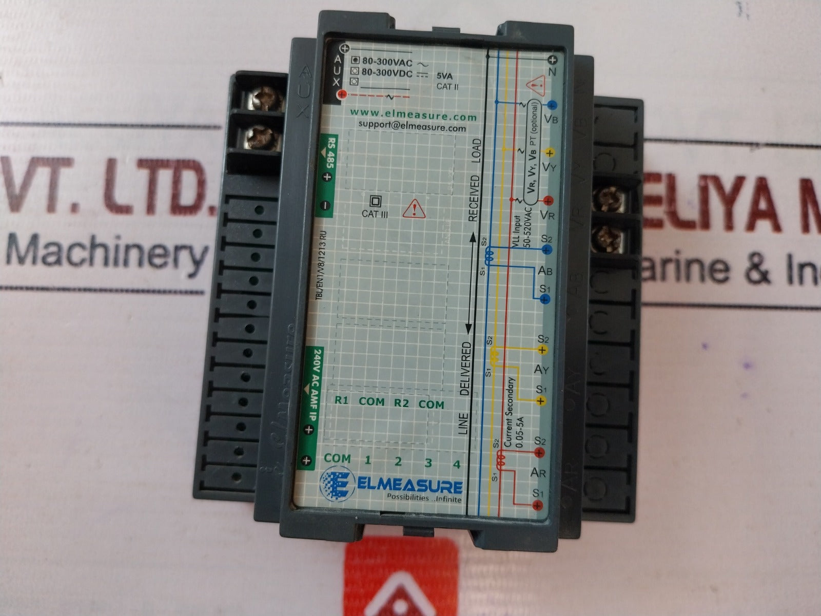 Elmeasure Alpha+ V Voltmeter 50-520 Vac