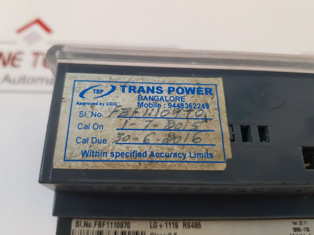 Elmeasure Lg+ 1119 Energy Meter