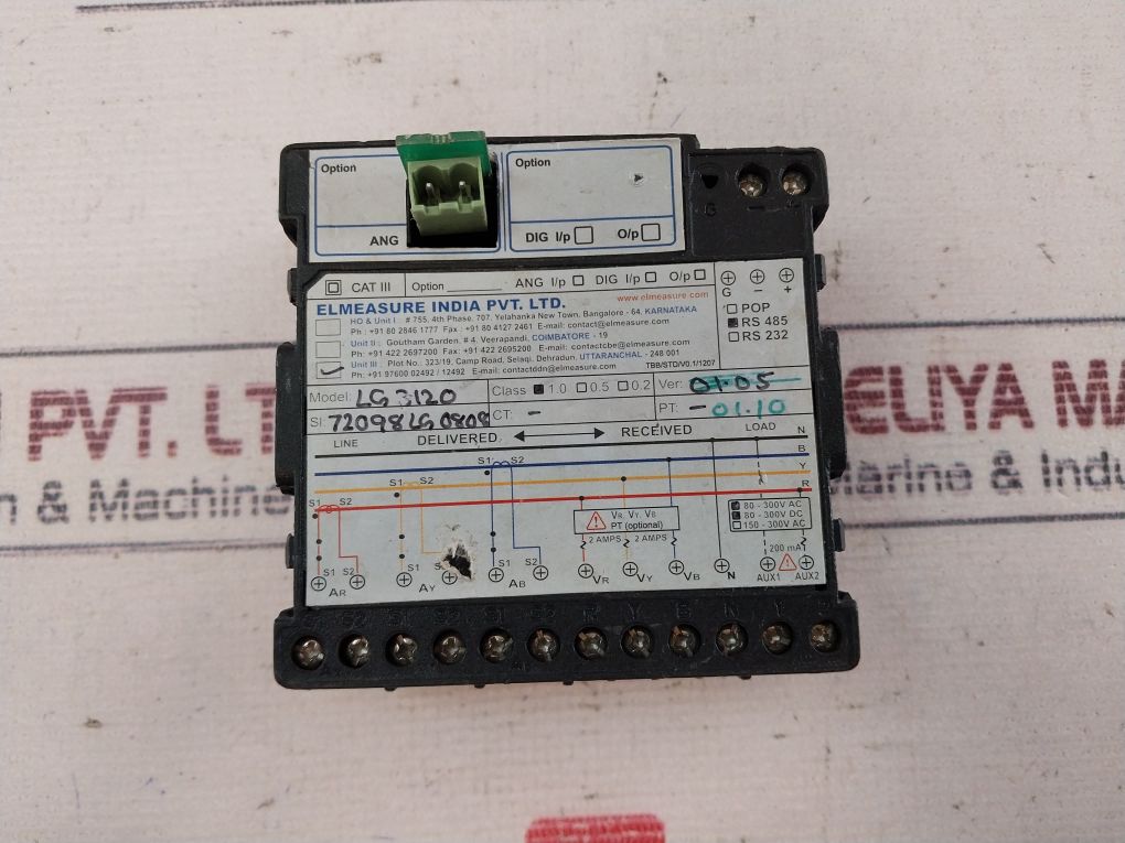 Elmeasure Lg 3120 Digital Multi-function Meter 200Ma