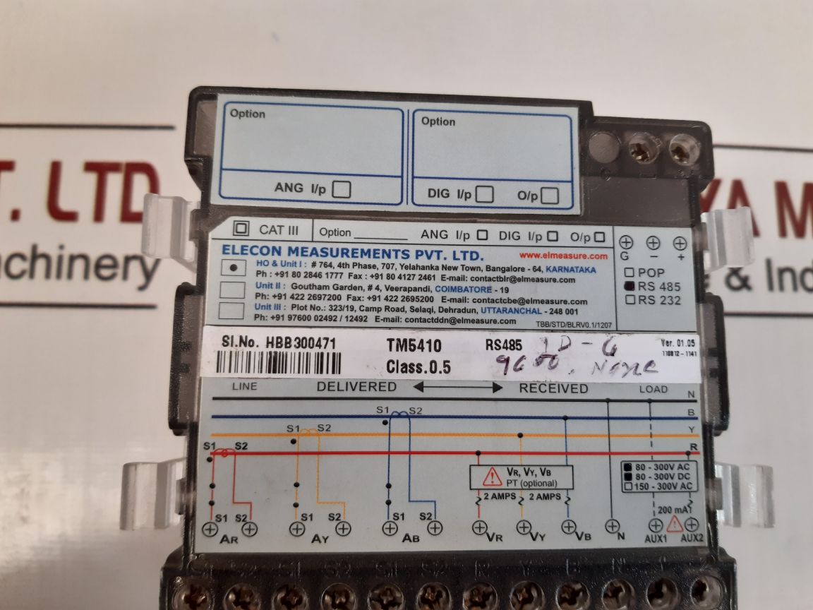 Elmeasure Tm 5410 Digital Panel Meter