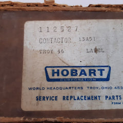 Elmwood Sensors Hobart B112527 Magnetic Contactor