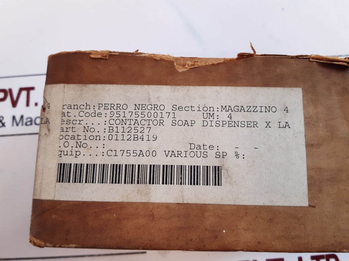 Elmwood Sensors Hobart B112527 Magnetic Contactor