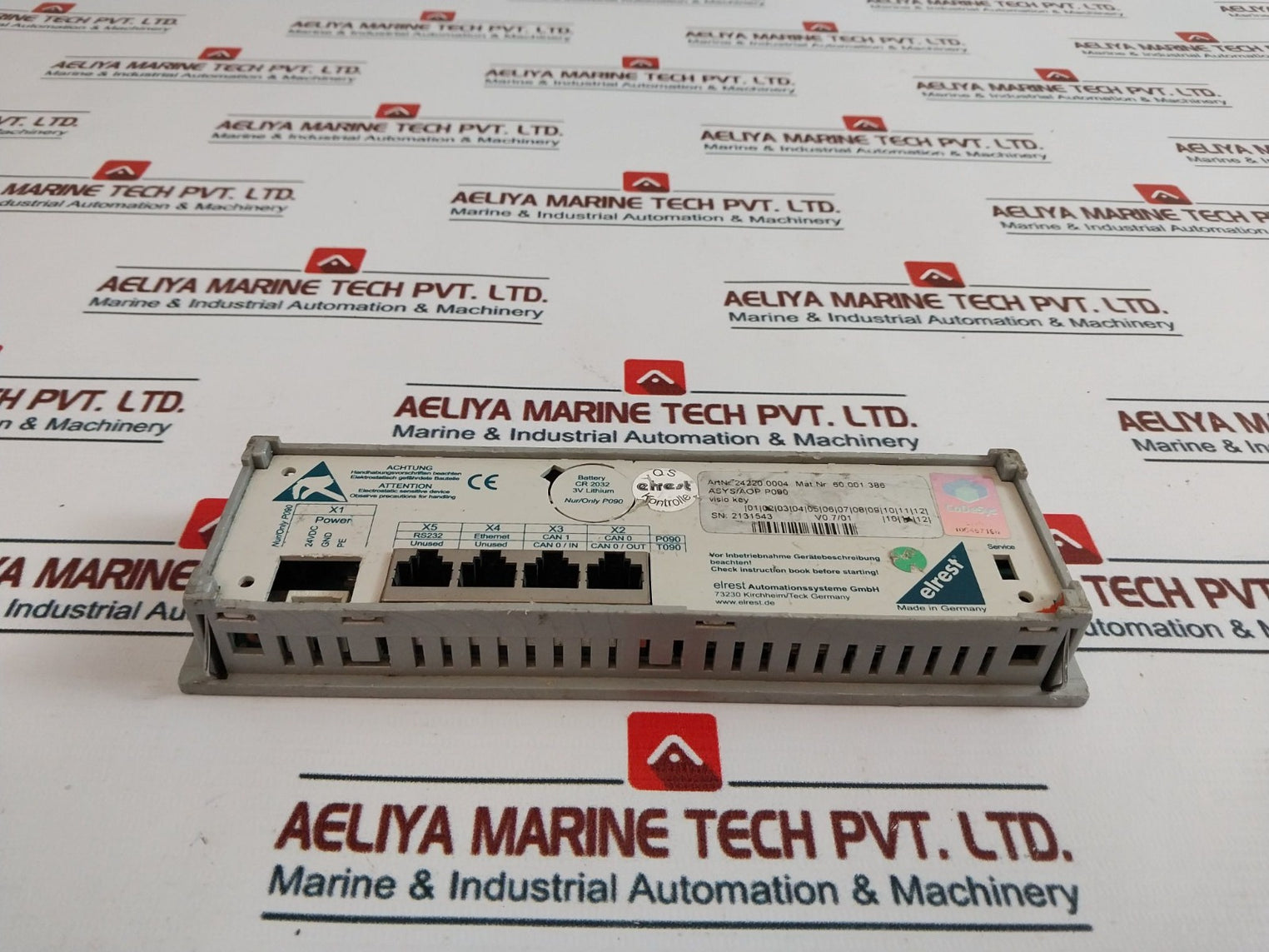 Elrest 24220.0004 Hmi Panel Asys/Aop P090