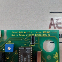 Elsafe 259-017 Control Unit