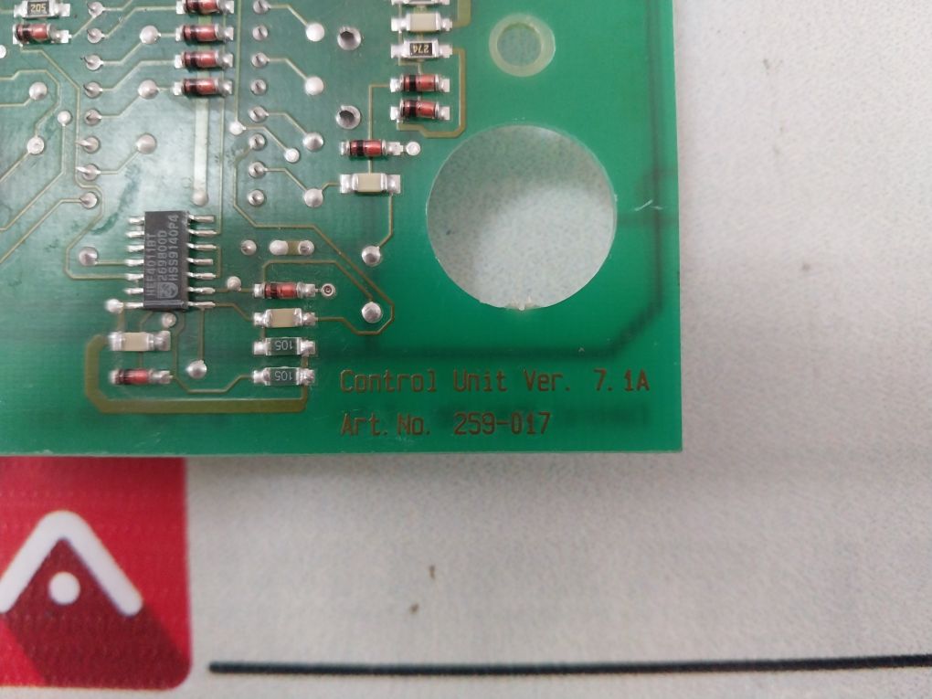 Elsafe 259-017 Control Unit Ver.7.1A 