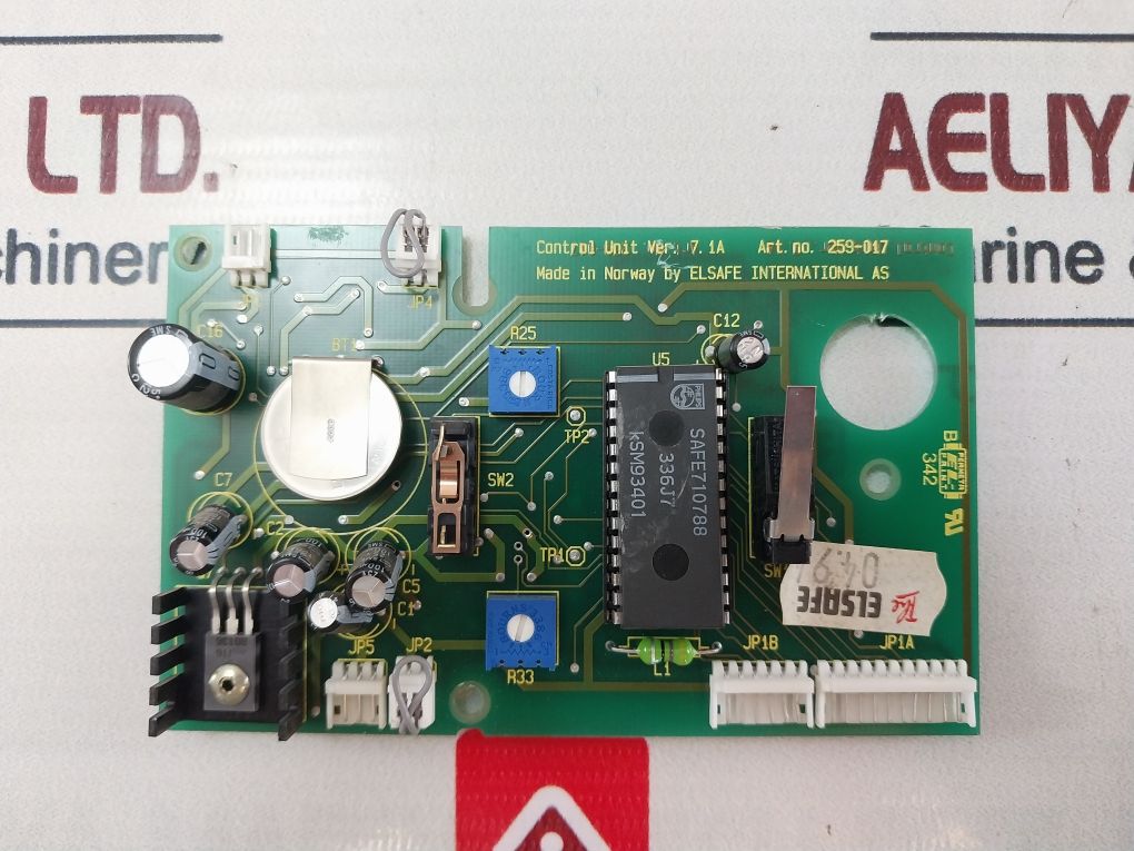 Elsafe 259-017 Control Unit Ver.7.1A 