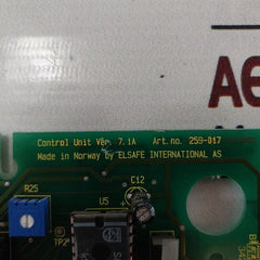 Elsafe 259-017 Control Unit Ver.7.1A 