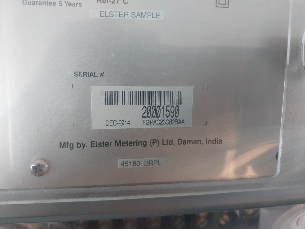 Elster A1630 Digital Dlms Meter 100A 3X240 V