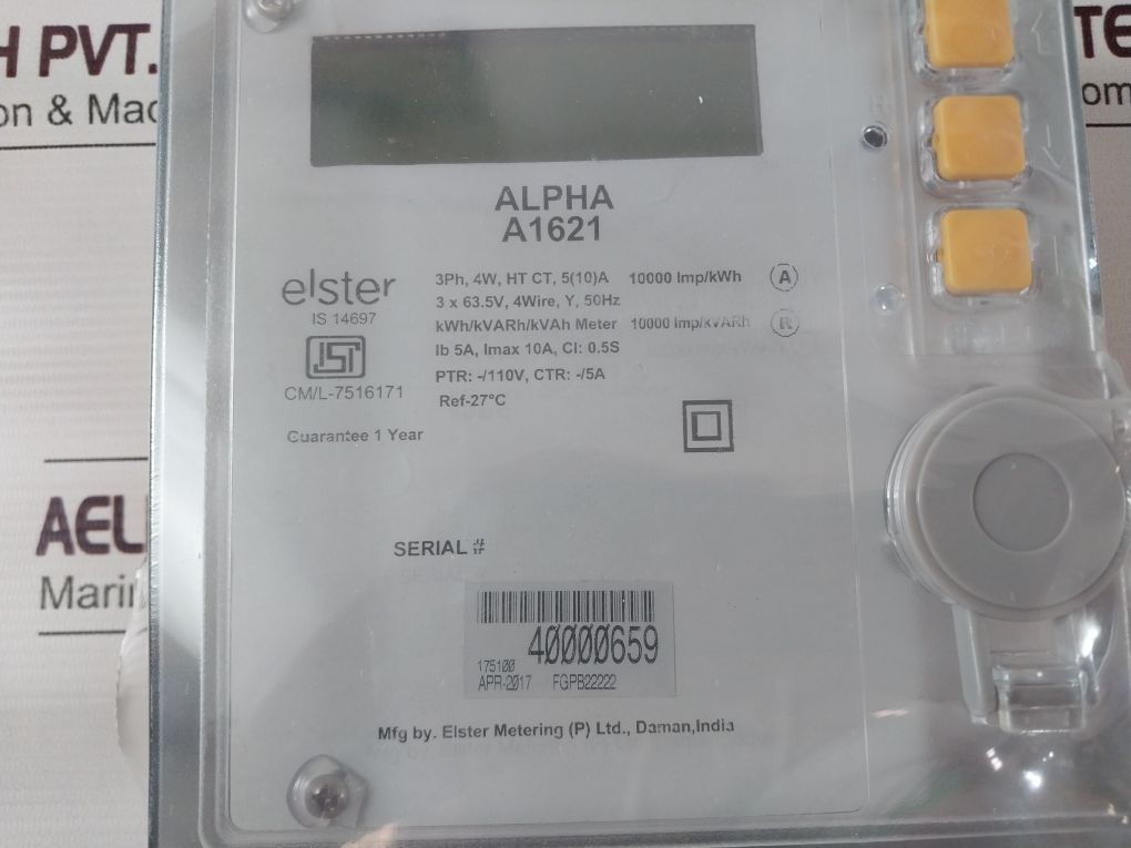 Elster Alpha A1621 Meter