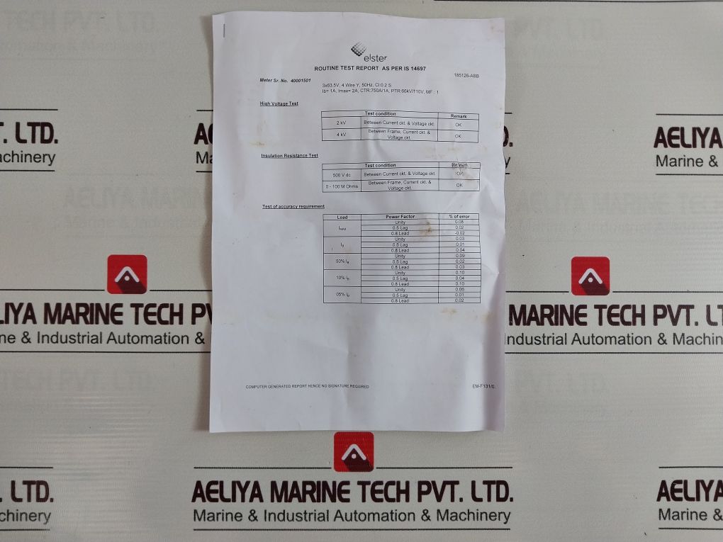 Elster Alpha A1621 Meter 