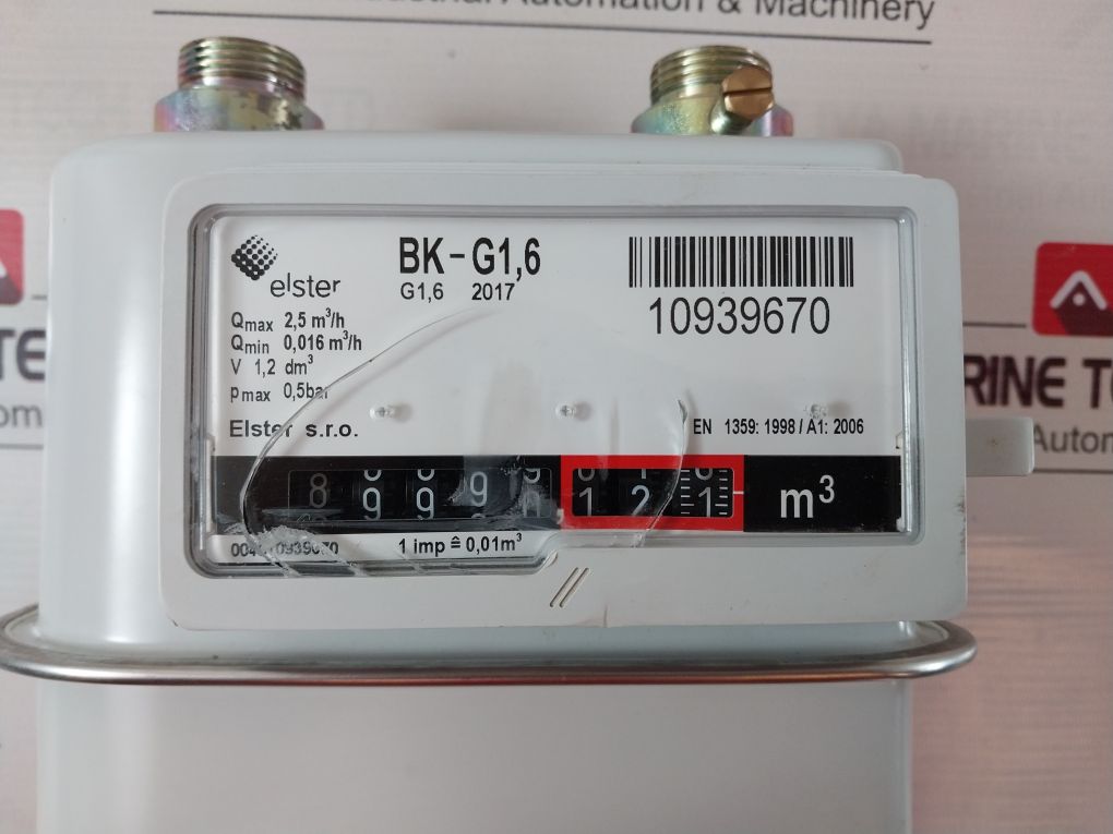 Elster Bk-g1,6 Gas Flow Meter