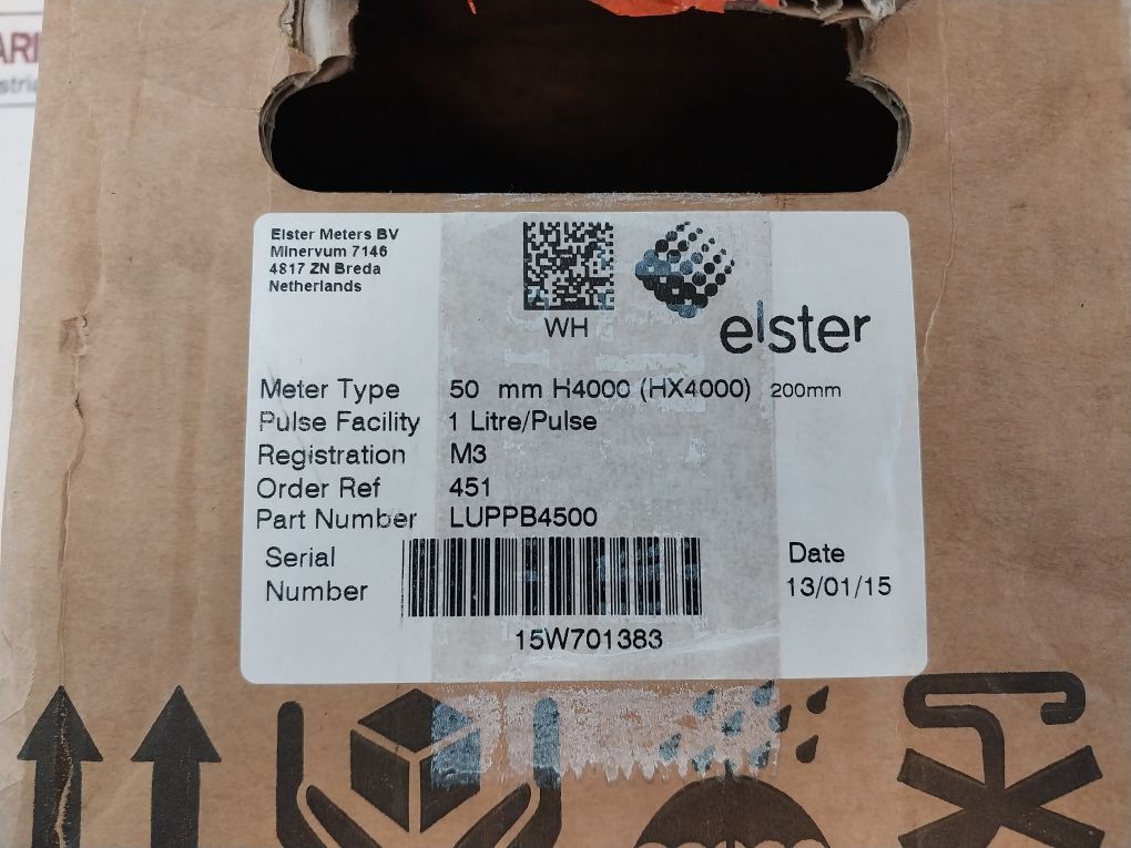 Elster H4000 Woltmann Cold Water Meter 16 Bar 30°C