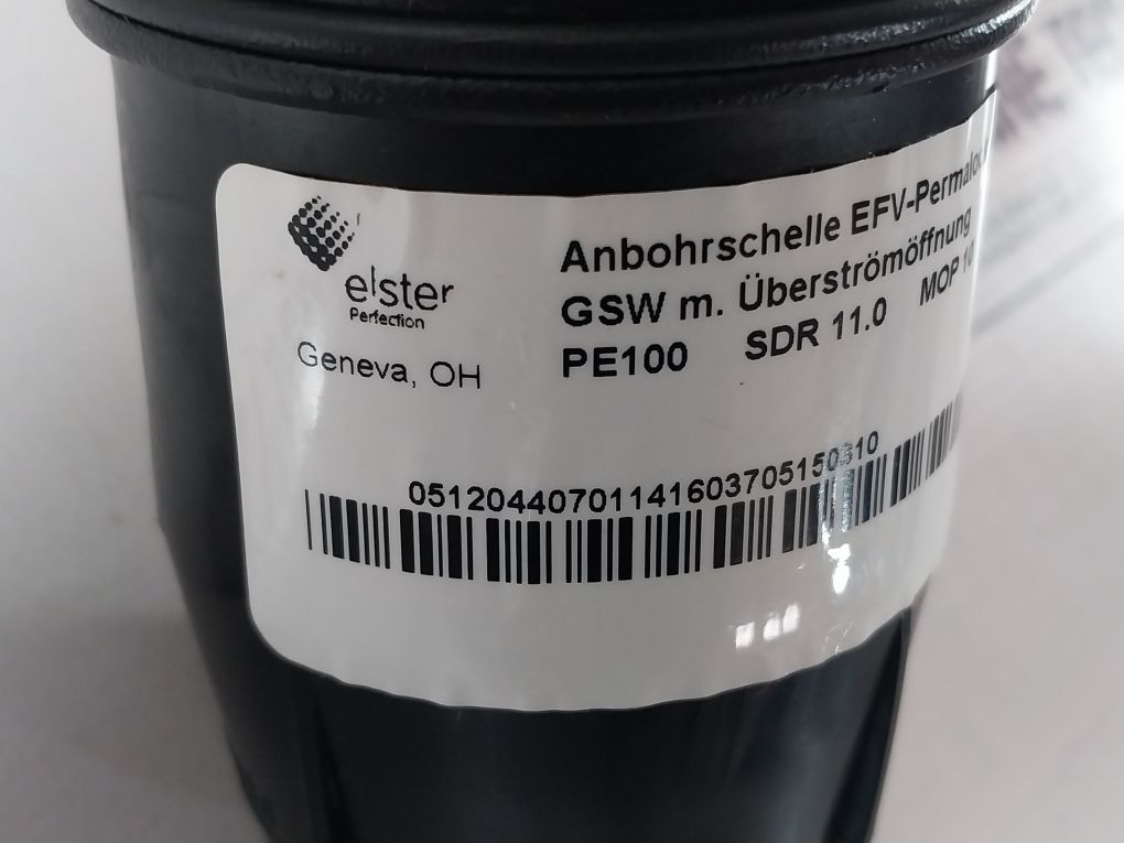 Elster Pe100 Anbohrschelle Efv Permalock With Elster Perfection Gs25 Coupling