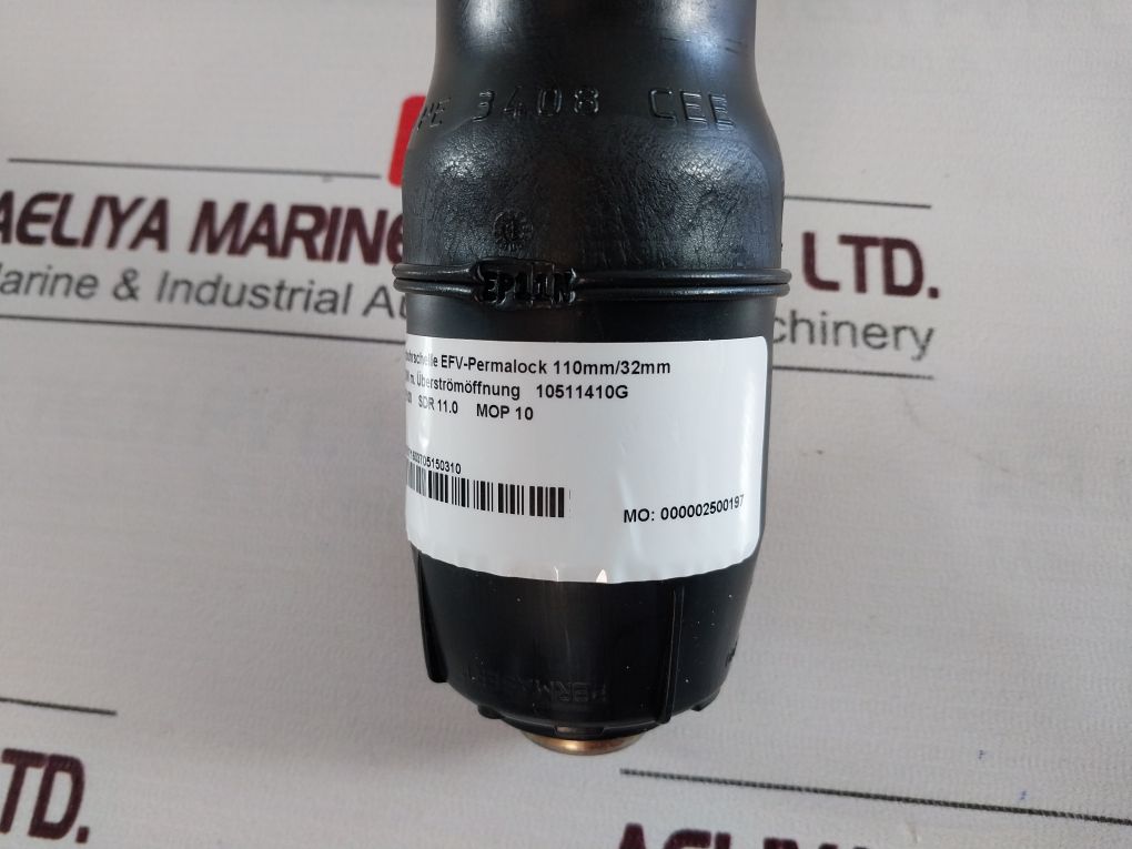 Anbohrschelle Efv Permalock Pe100 With Elster Perfection Gs25 Coupling