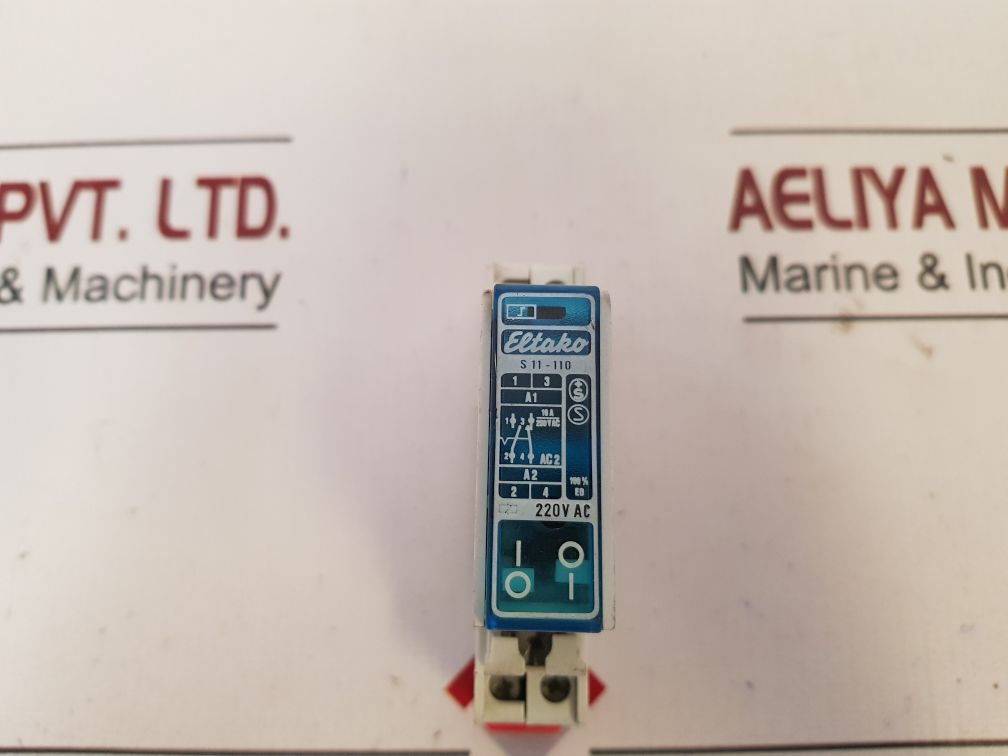 Set Of 2X Eltako S11-110 Switch Relay 220V Ac