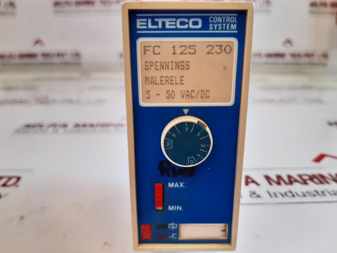 Elteco Control System Fc 125 230 Relay