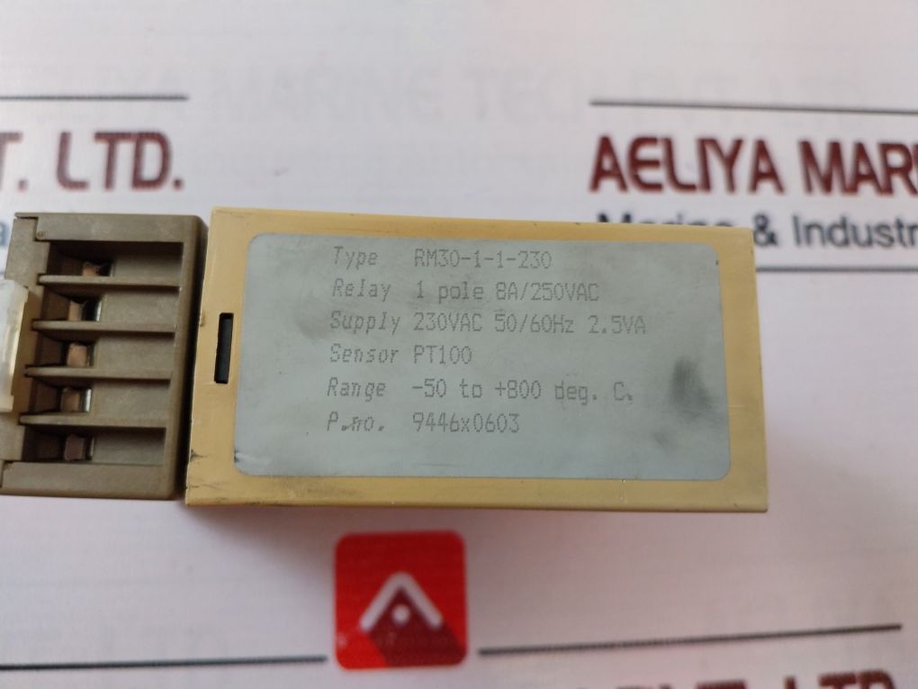 Elteco Rm30-1-1-230 Temperature Relay 230Vac 50/60Hz 2.5Va