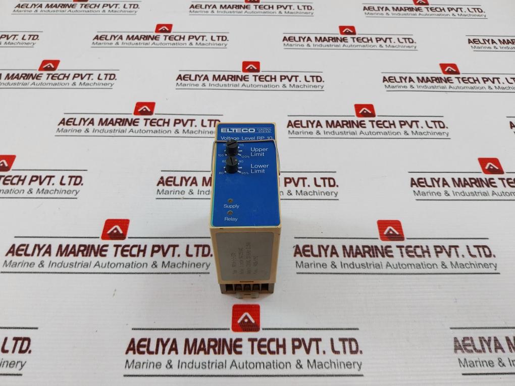Elteco Rp10-1-1-230 Voltage Monitoring Relay With Base 1 Pole 8A250Vac
