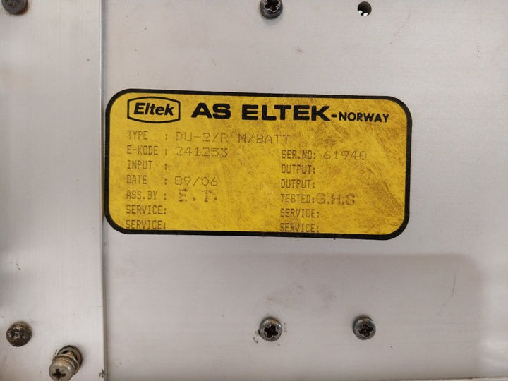 Eltek Du-2/R M/Batt