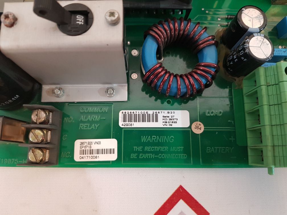 Eltek Ep671B Pcb Card T19075-h9