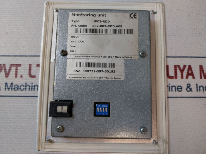 Eltek Upc3-rdd Remote Display Control Panel