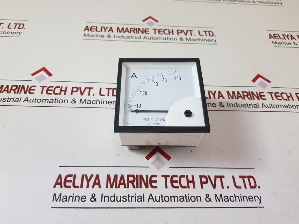 Eltime controls c.t 40/5a ammeter