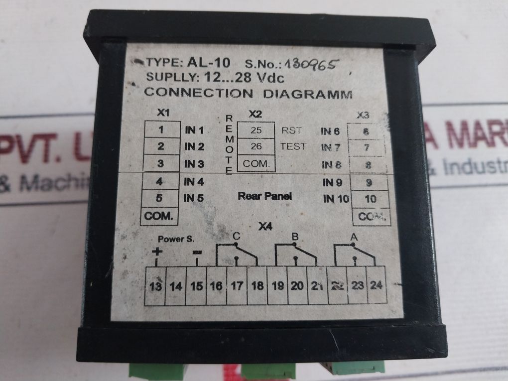 Eltronic Al-10 Control Interface Alarm System 12-28 Vdc