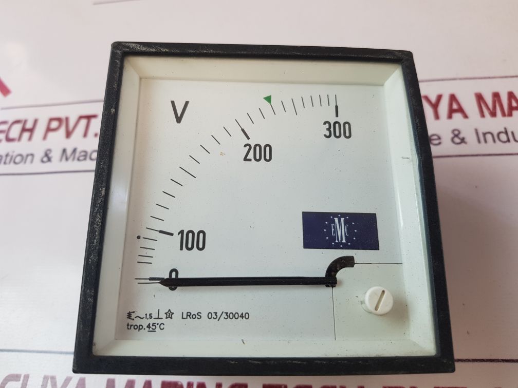 Emc Lros 0330040 Volt Meter