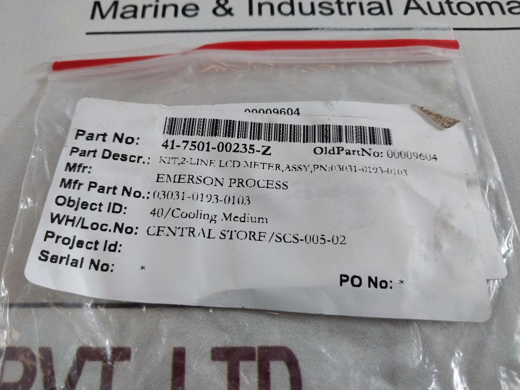 Emerson 03031-0193-0103 Lcd Display Kit