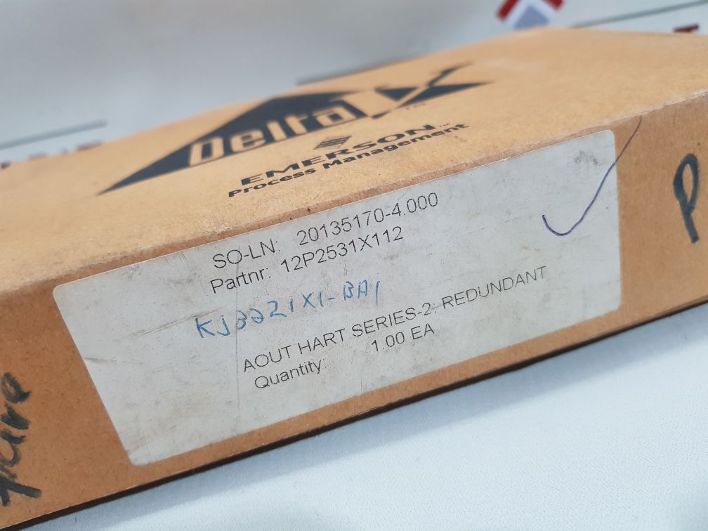 Emerson Kj3221X1-ba1 Input Module 12P2531X112