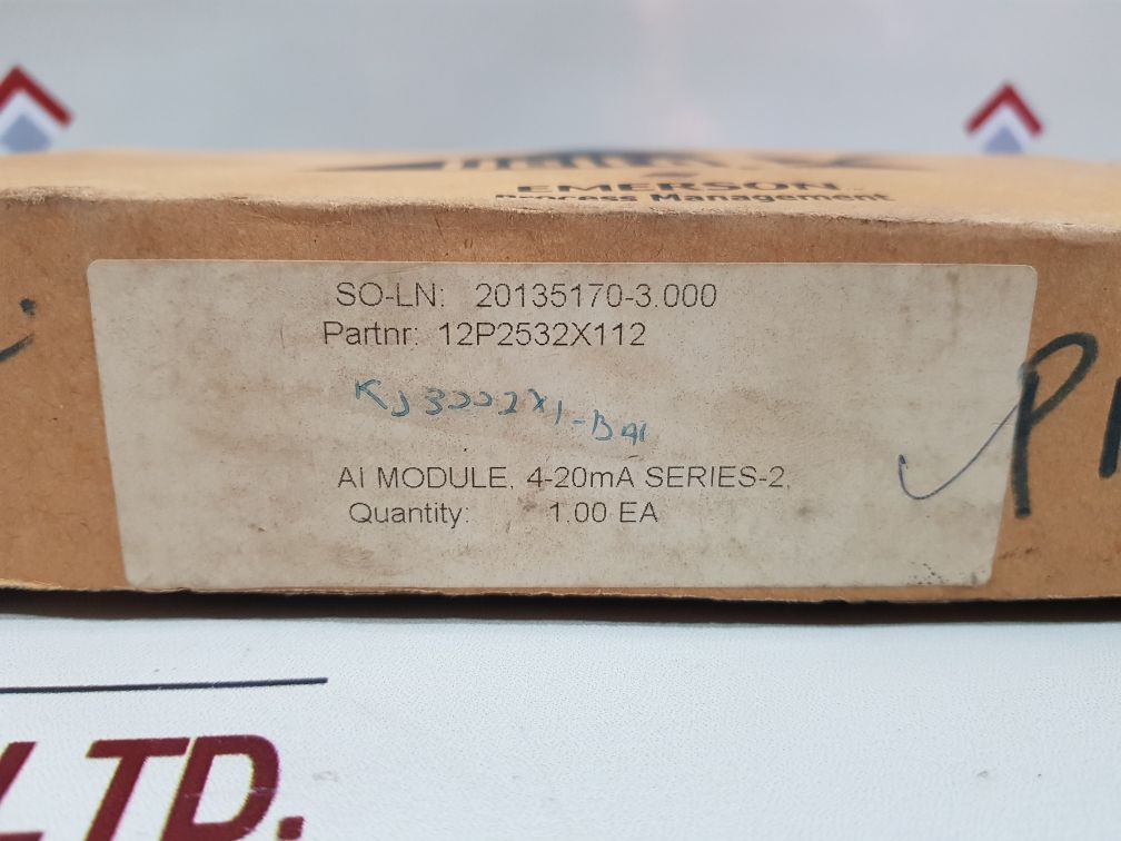 Emerson Kj3222X1-ba1 Input Module 12P2532X112