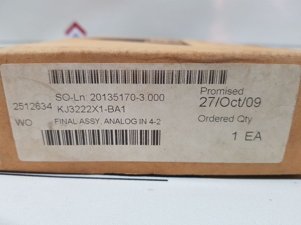 Emerson Kj3222X1-ba1 Input Module 12P2532X112