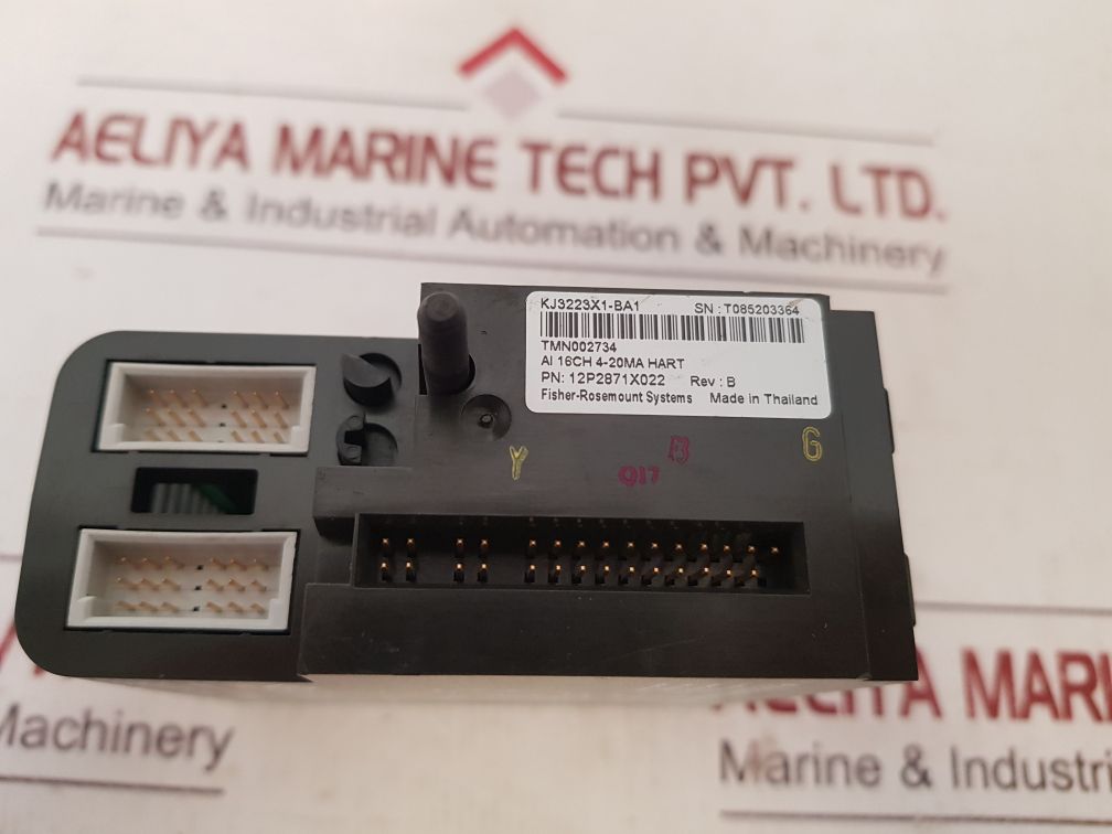 Emerson Kj3223X1-ba1 Deltav Module 12P2871X022 Rev: B