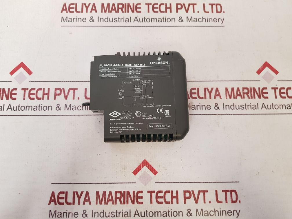 Emerson Kj3223X1-ba1 Deltav Module 12P2871X022 Rev: B