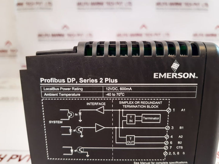 Emerson 12P3994X032 Rev D Profibus Dp, Series 2 Kj3243X1-bb1
