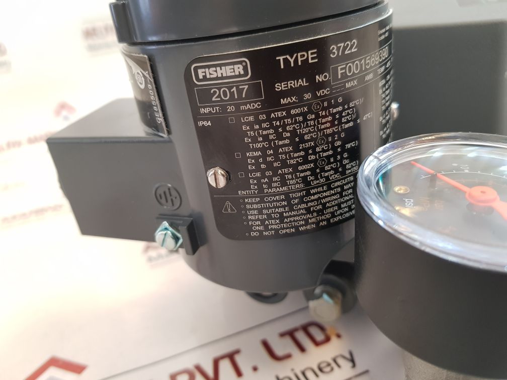 Fisher 3720 valve positioner 3720-522-4597128